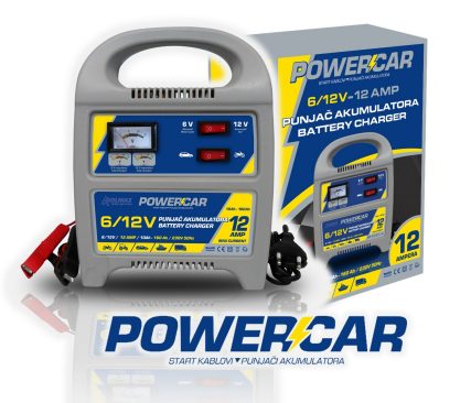 POWERCAR Punjač akumulatora 6/12V  12 AMP