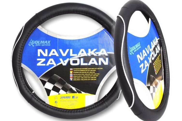 01013 Navlaka volana crna sa bijelom elipsom
