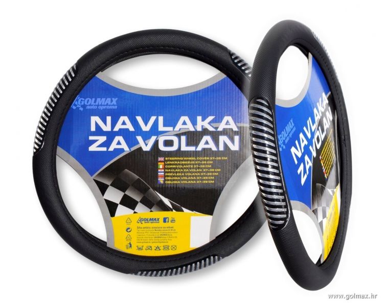 01319 Navlaka volana crna reflekirajua koso