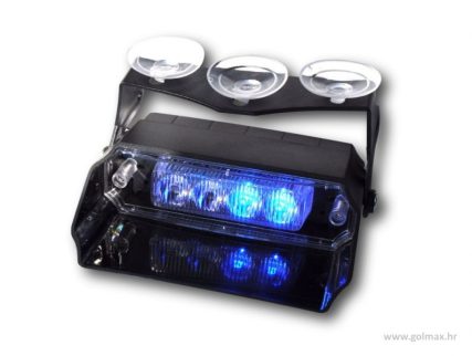 4 LED flash sa školjkom plava