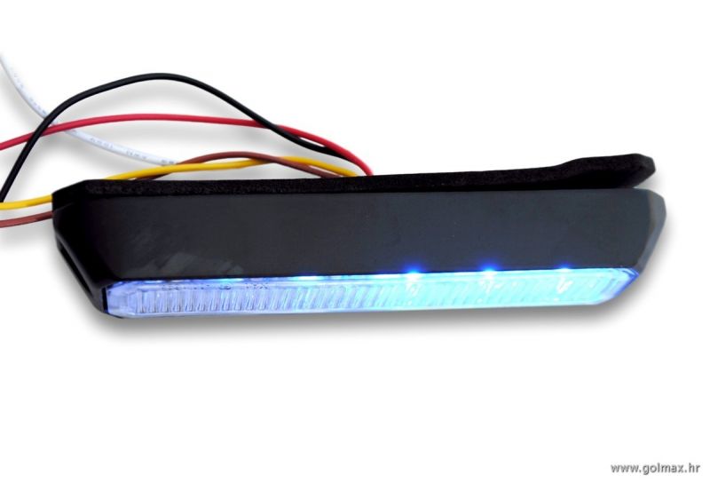 20943 maska 6 LED tanji PLAVI 4_ odozgo