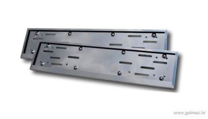 INOX KROM ravni novonosači tablica (srebrni metalni kromirani)
