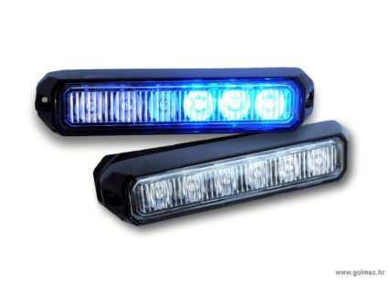 Uži 6-LED flash  18 Watt  PLAVI  za masku vozila  12-24V