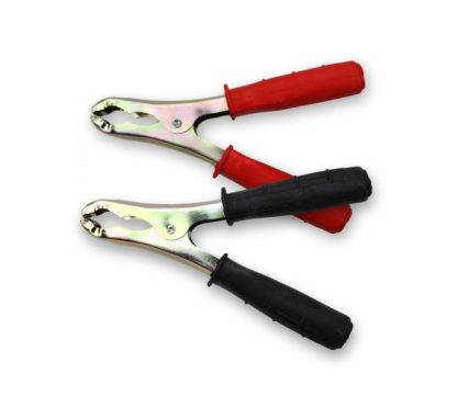 2 kom Kliješta za kablove SREDNJA ( 15 cm / 300 AMP) narudžba/cijena za 2 kom (crvena+crna)