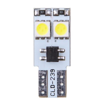 Bijela 12V ubodna 5 LED-a T 10 Canbus (cijena za 2 žarulje ) 28 x 11 mm