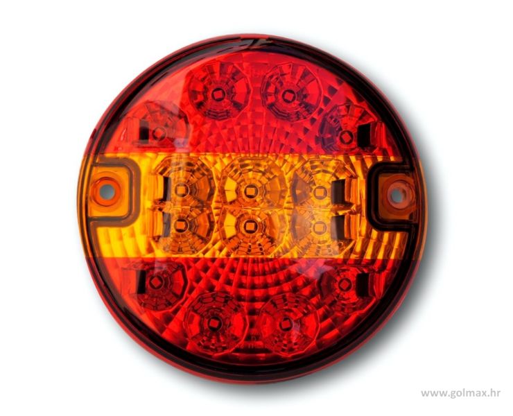 LED okrugla lampa off s logom