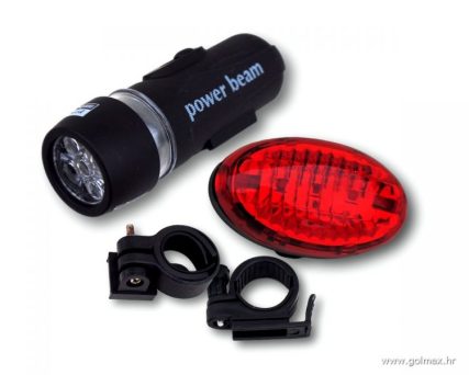 LED Prednje + zadnje svjetlo za bicikl SET
