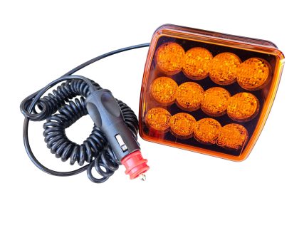 Žuta LED strobo bljeskalica na magnet